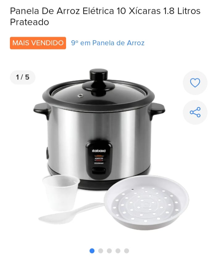 Panela de Arroz Elétrica